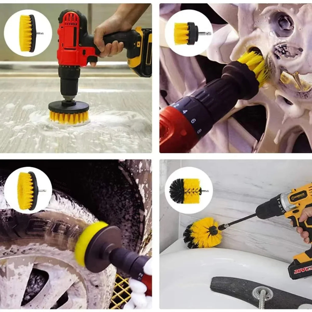 Scrub & Shine: All-in-One Detailing Brush Set for Every Nook