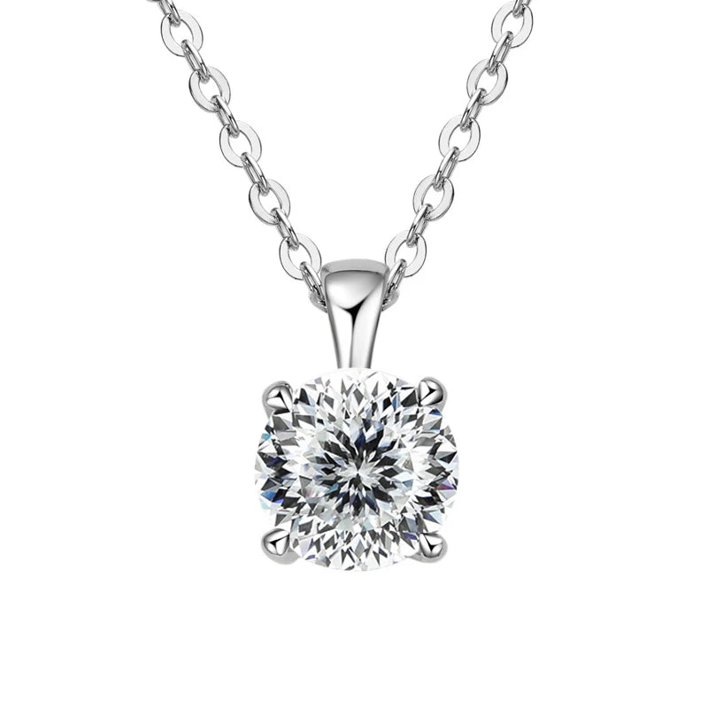 Celestial Charm: Dazzling Moissanite Necklace for Every Occasion
