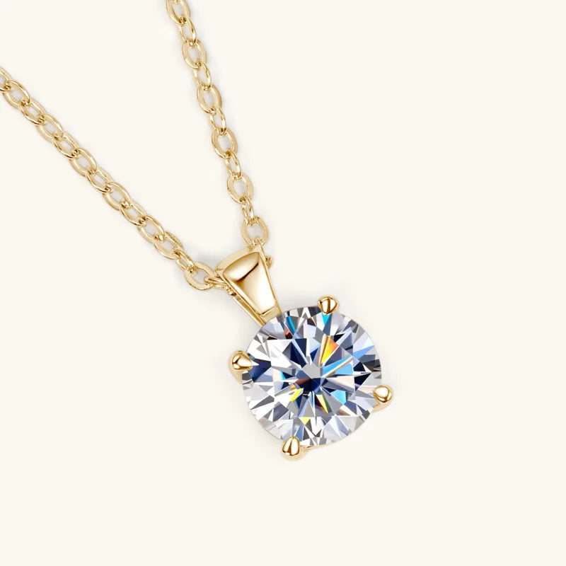 Celestial Charm: Dazzling Moissanite Necklace for Every Occasion