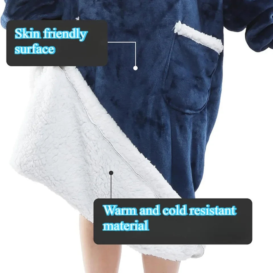 Wearable Fleece Blanket Pajamas: Cozy Up in Style This Winter