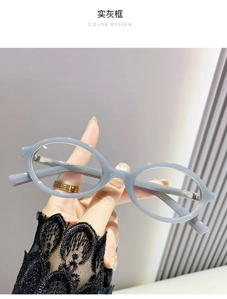 Oval Frames for Myopia: Color-Changing Eyeglasses that  reduce eye strain and fatigue