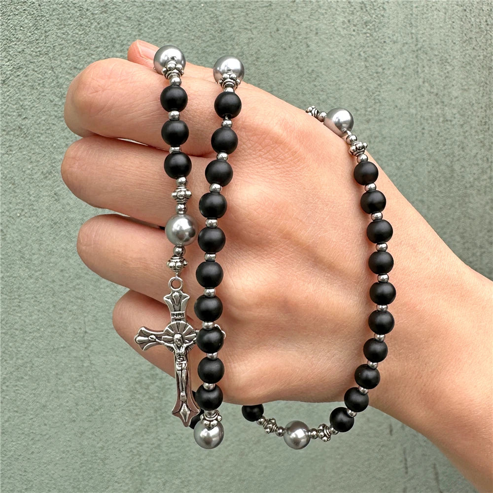 Faithful Protection Bracelet: Cross Pendant for Spiritual Strength