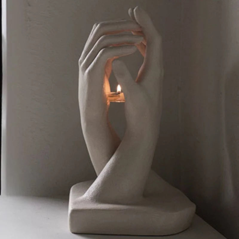 Medieval Style Hand Candlestick: Perfect Accent for Bedroom & Living Room