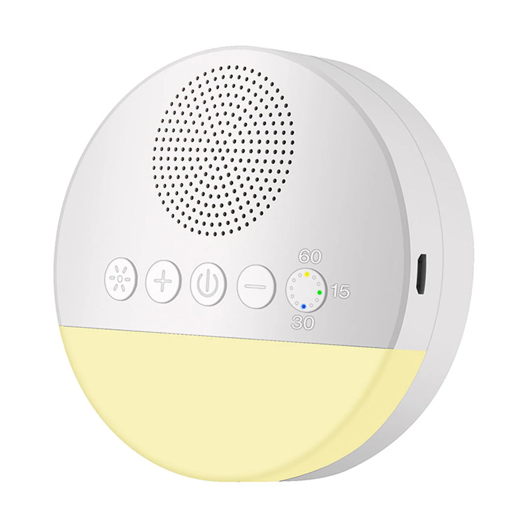 Calming Sleep Aid: Baby White Noise Player with Night Light & Timer