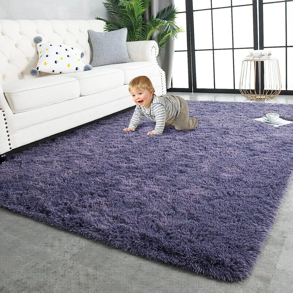 Luxurious Soft Area Rugs: Fluffy Rugs for Elegant Room Decor