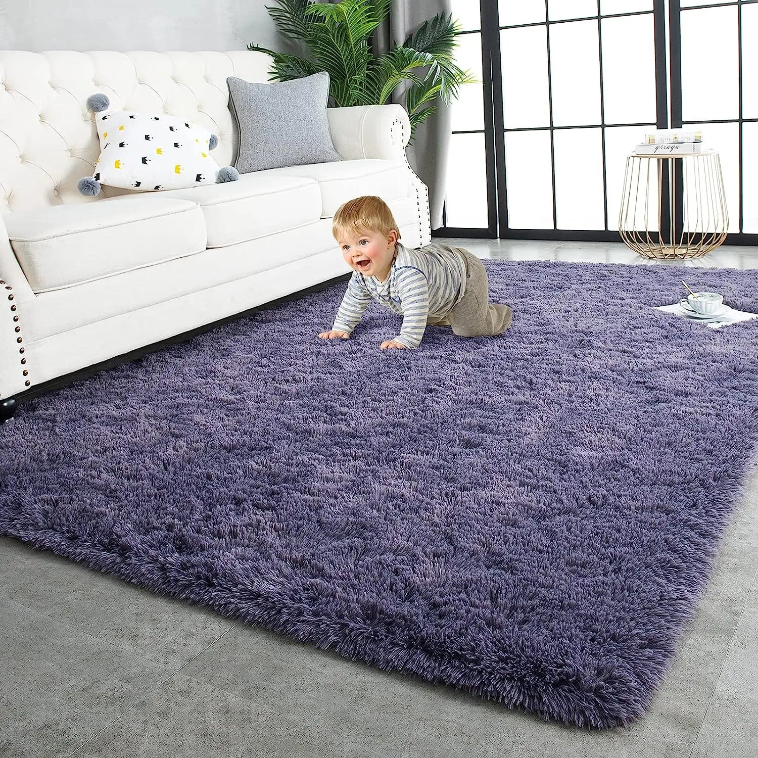 Luxurious Soft Area Rugs: Fluffy Rugs for Elegant Room Decor