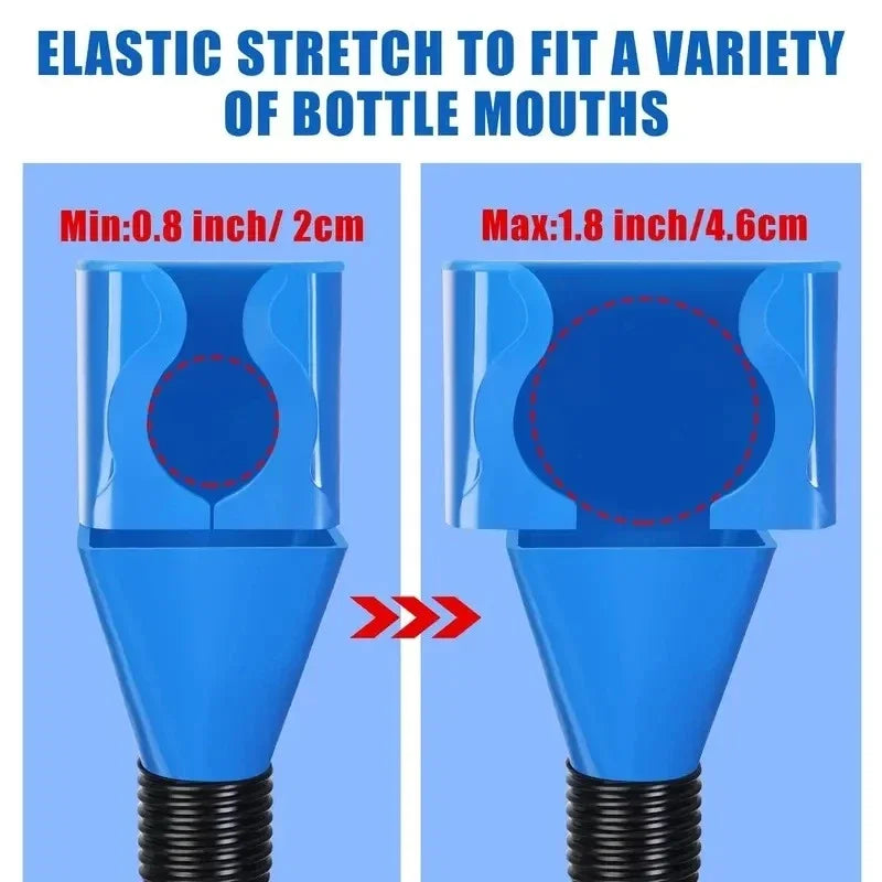 Foldable Refueling Funnel: Convenient Tool for Easy Gas and Oil Transfers
