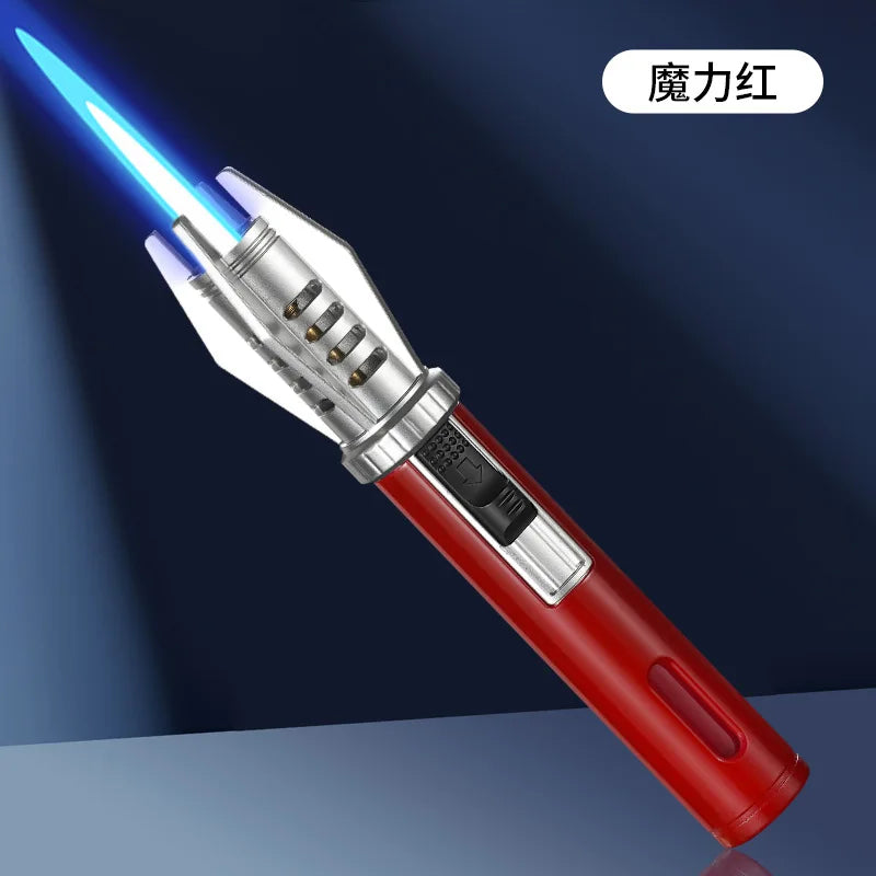 Precision Flame: Powerful Windproof Metal Gas Lighter for Every Occasion