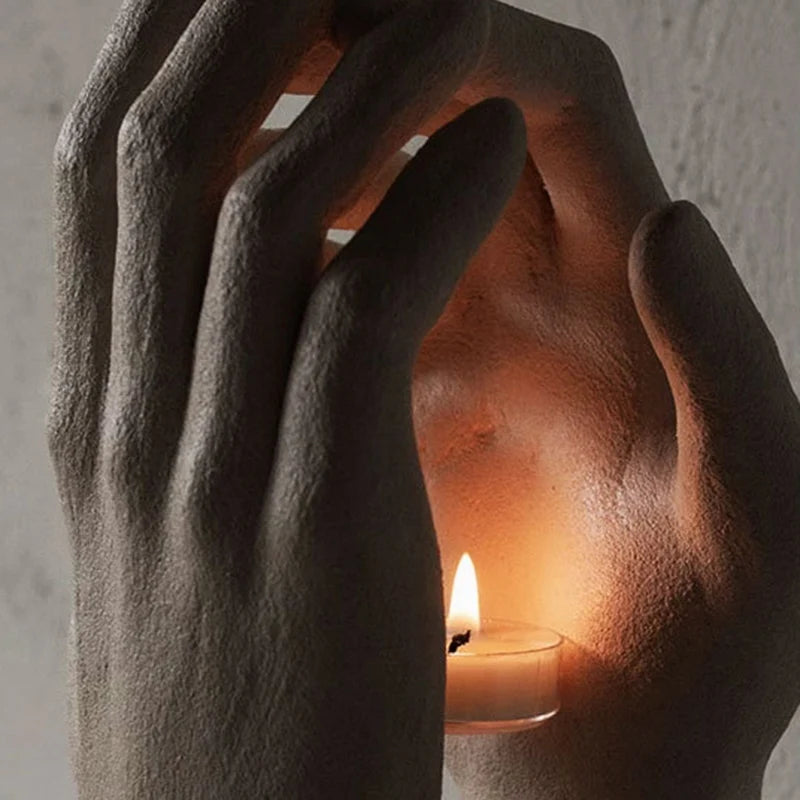 Medieval Style Hand Candlestick: Perfect Accent for Bedroom & Living Room