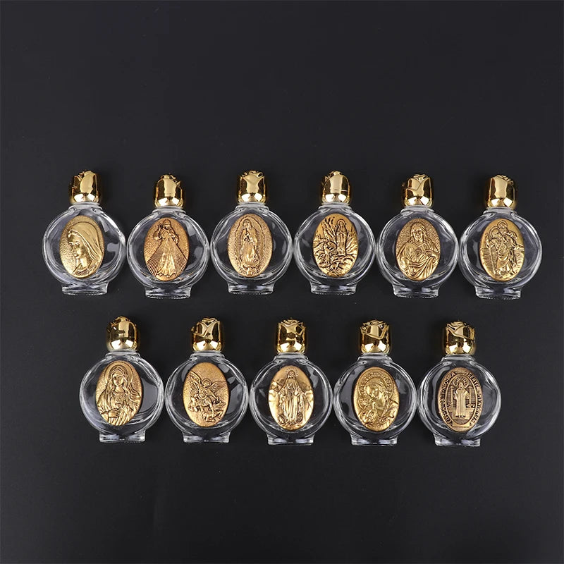Divine Water Vessel: Holy Water Bottle for Blessings and Faith
