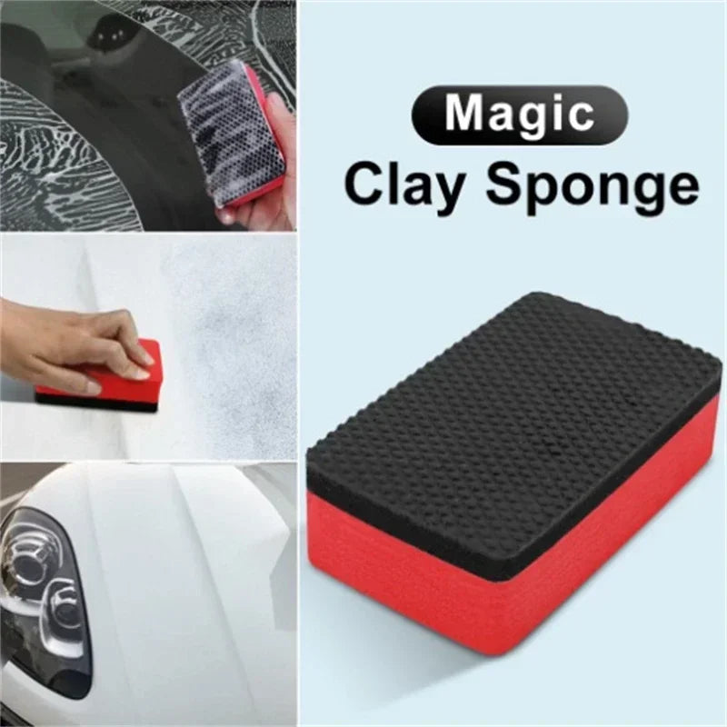 Decontamination Clay Sponge: Effortless Car Cleaning and Polishing