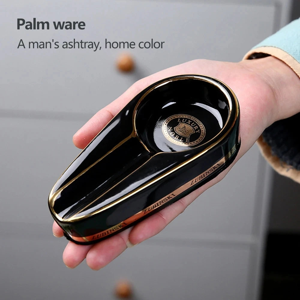 Portable Ceramic Cigar Ashtray: Enjoy Your Smoke Anywhere
