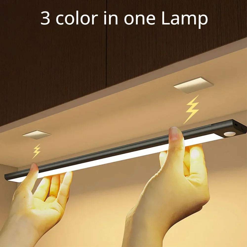 Indoor Motion Sensor LED Light: Convenient Night Lighting for Cabinets and More