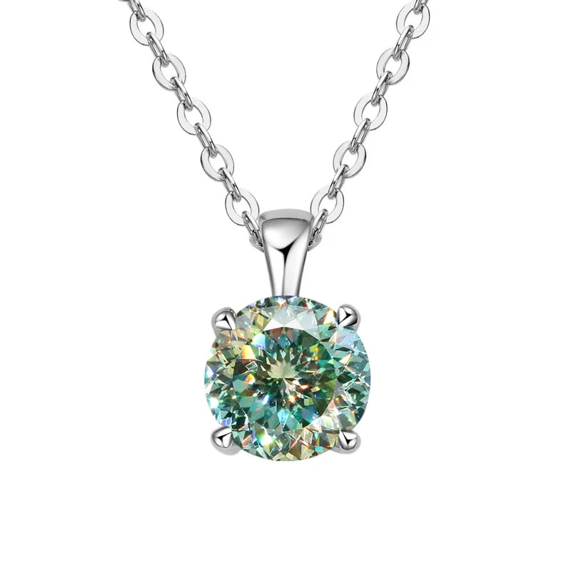 Celestial Charm: Dazzling Moissanite Necklace for Every Occasion