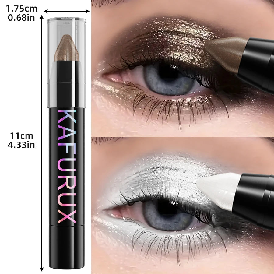 Allure Eye Essentials: Waterproof Glitter Eyeshadow & Eyeliner Pencil Set