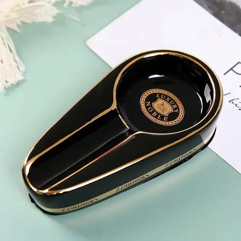 Portable Ceramic Cigar Ashtray: Enjoy Your Smoke Anywhere
