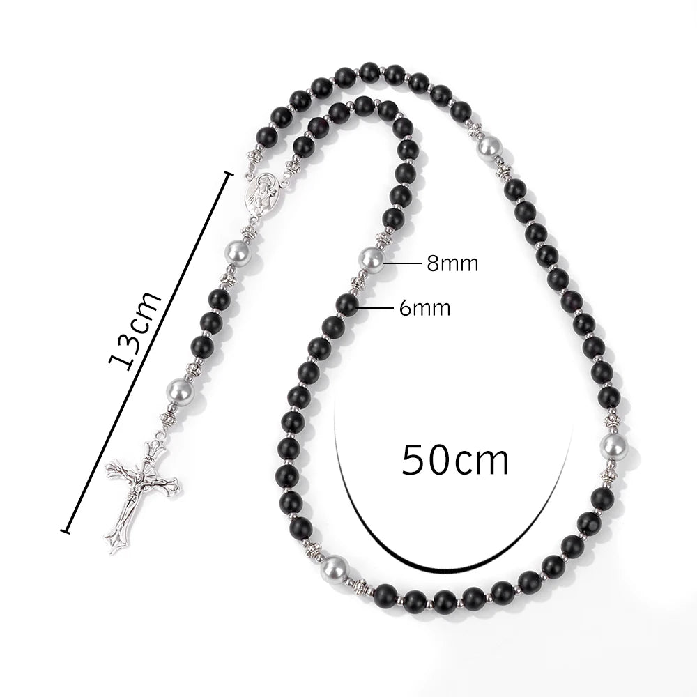 Faithful Protection Bracelet: Cross Pendant for Spiritual Strength