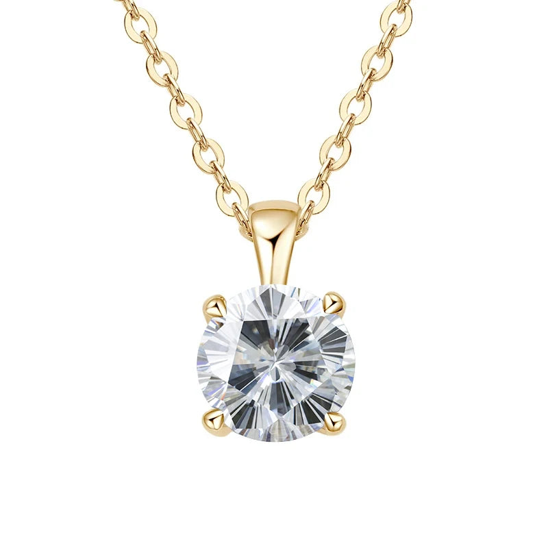 Celestial Charm: Dazzling Moissanite Necklace for Every Occasion