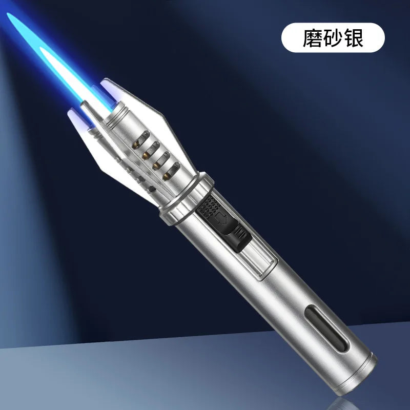 Precision Flame: Powerful Windproof Metal Gas Lighter for Every Occasion