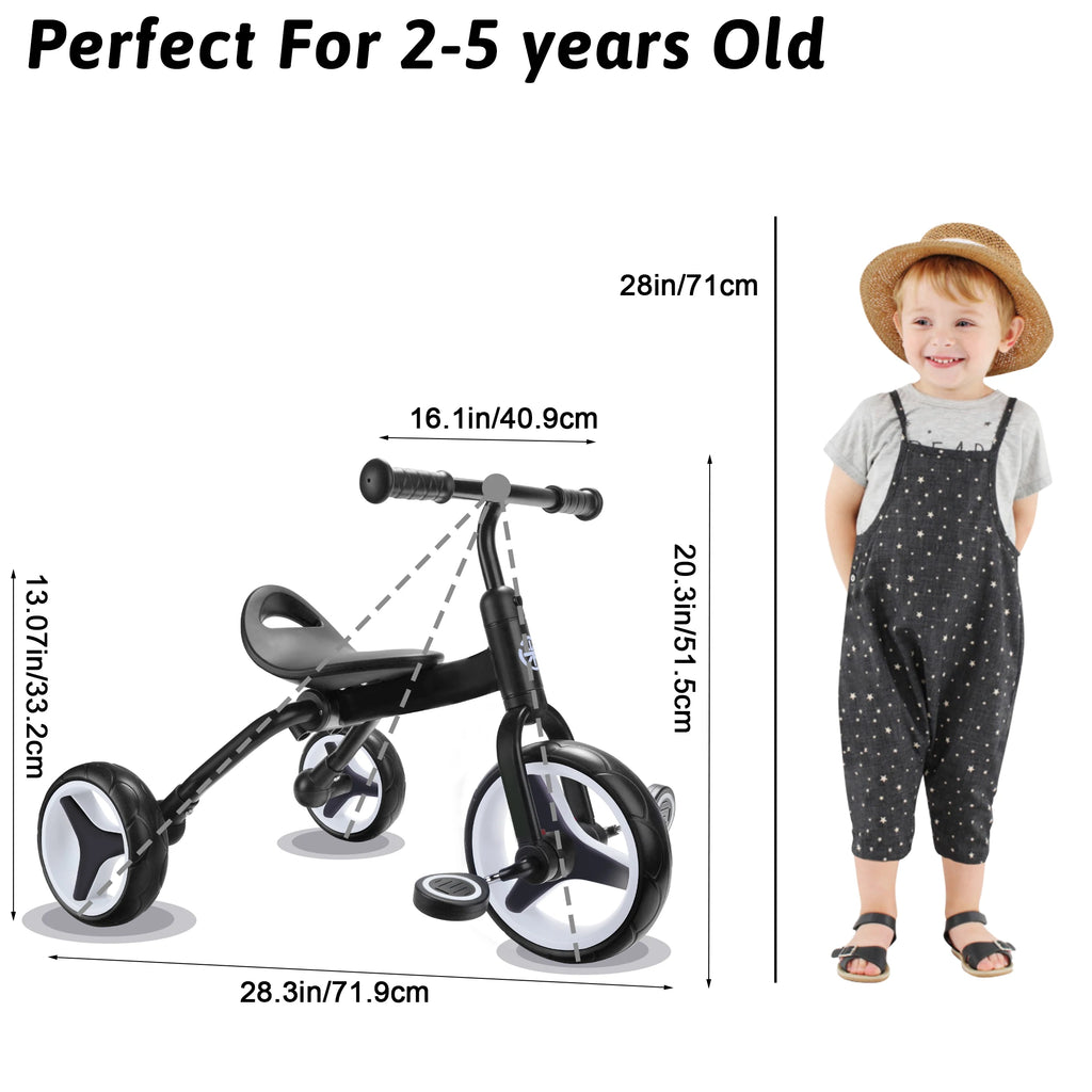Transforming Trike: Versatile Balance Bike for Ages 2-5