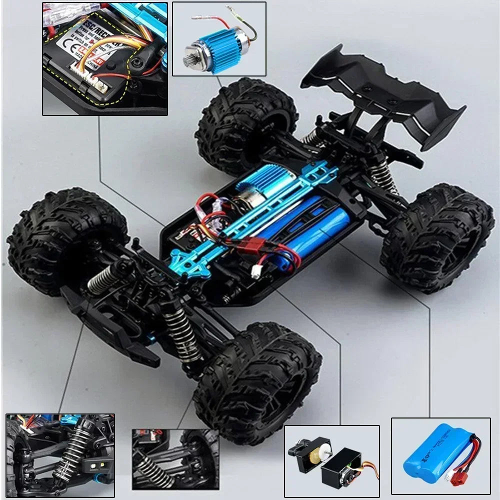4WD Off-Road RC Monster Truck: WLtoys High-Speed Remote Control Car