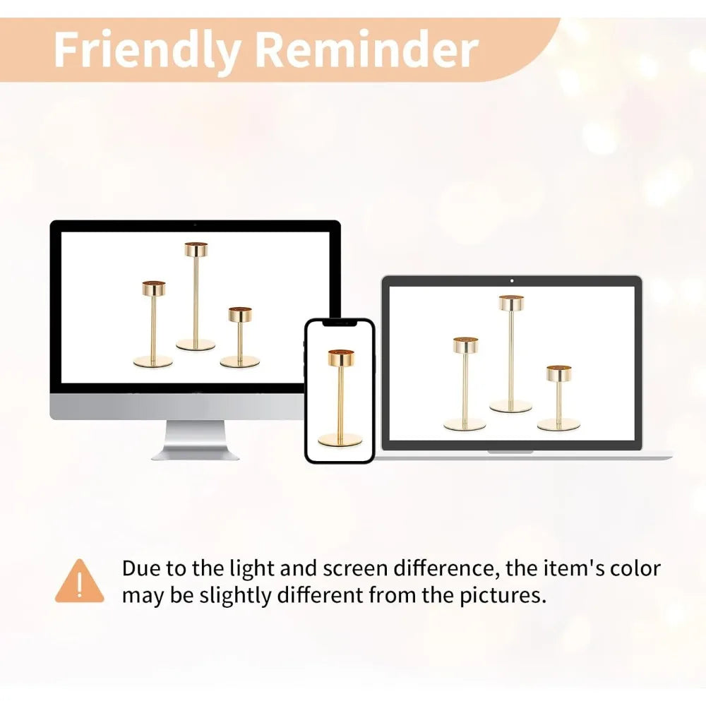 Elegant Windproof Flame Holders: Set of 6 Stylish Candle Sticks with Glass Protection