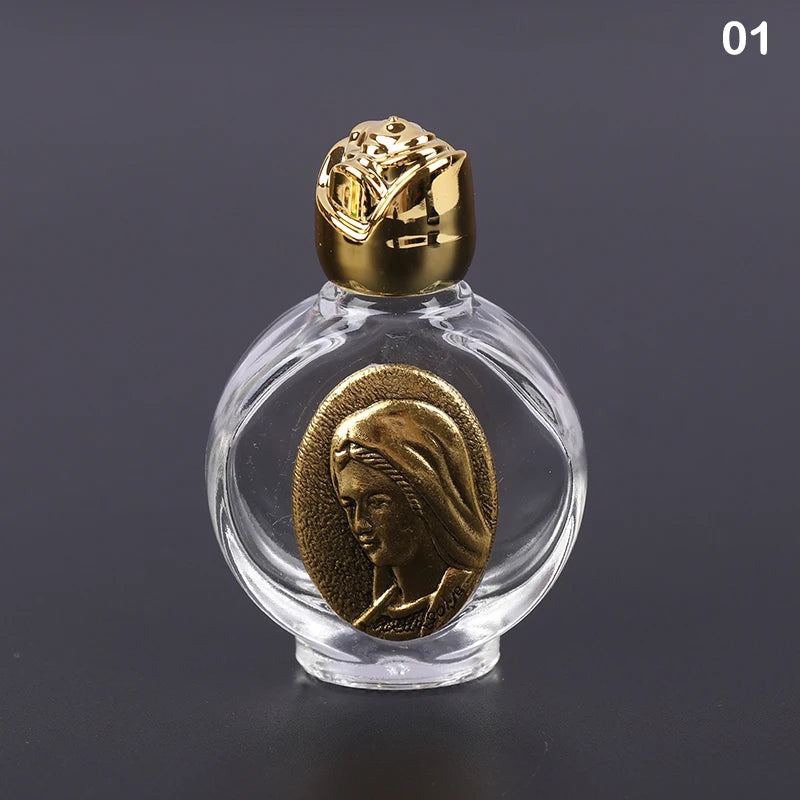 Divine Water Vessel: Holy Water Bottle for Blessings and Faith