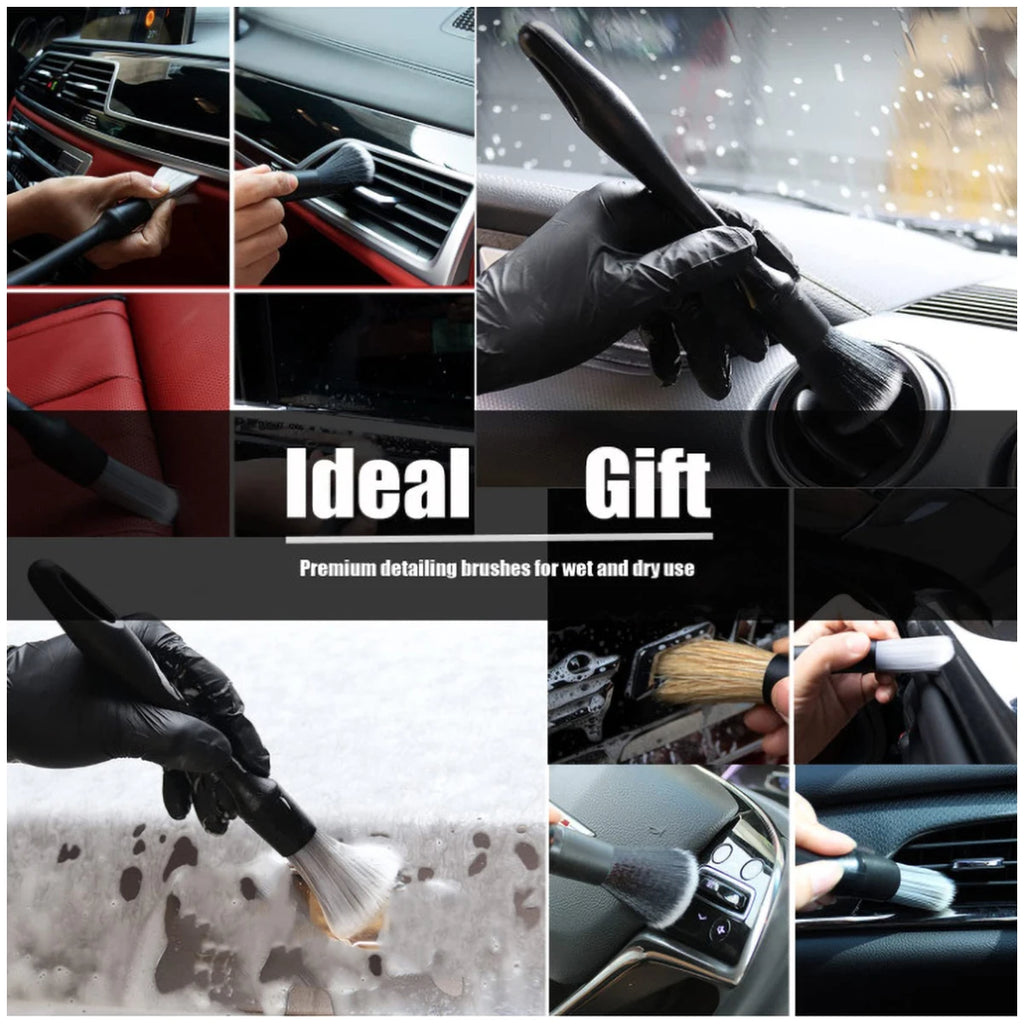 Ultimate Clean: 3/1 Pcs Car Wheel Detailing Brush Set