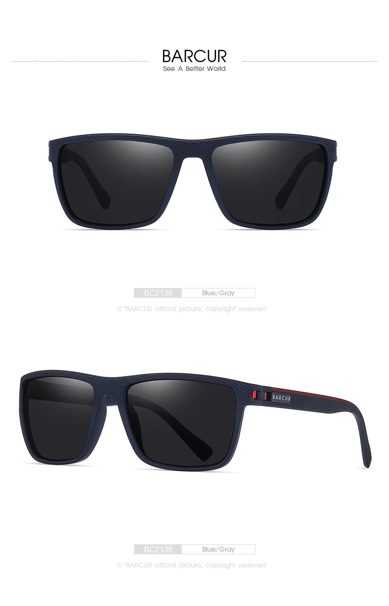 Dynamic Sun Shield: Polarized Eyewear for Athletes & Outdoor Enthusiasts