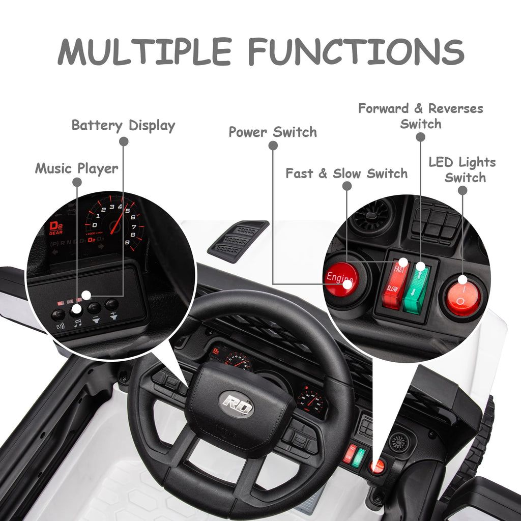 12V Ride-On Car for Kids: Battery-Powered Electric Vehicle with Remote Control