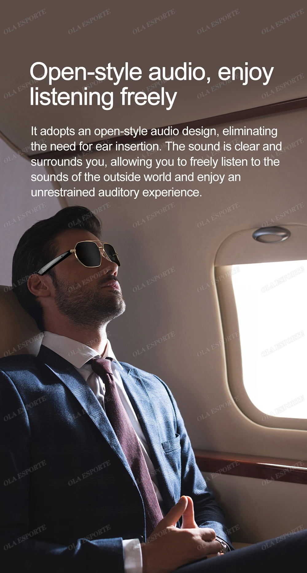 Sport Smart Glasses: AI Translation and Wireless Earphone Integration