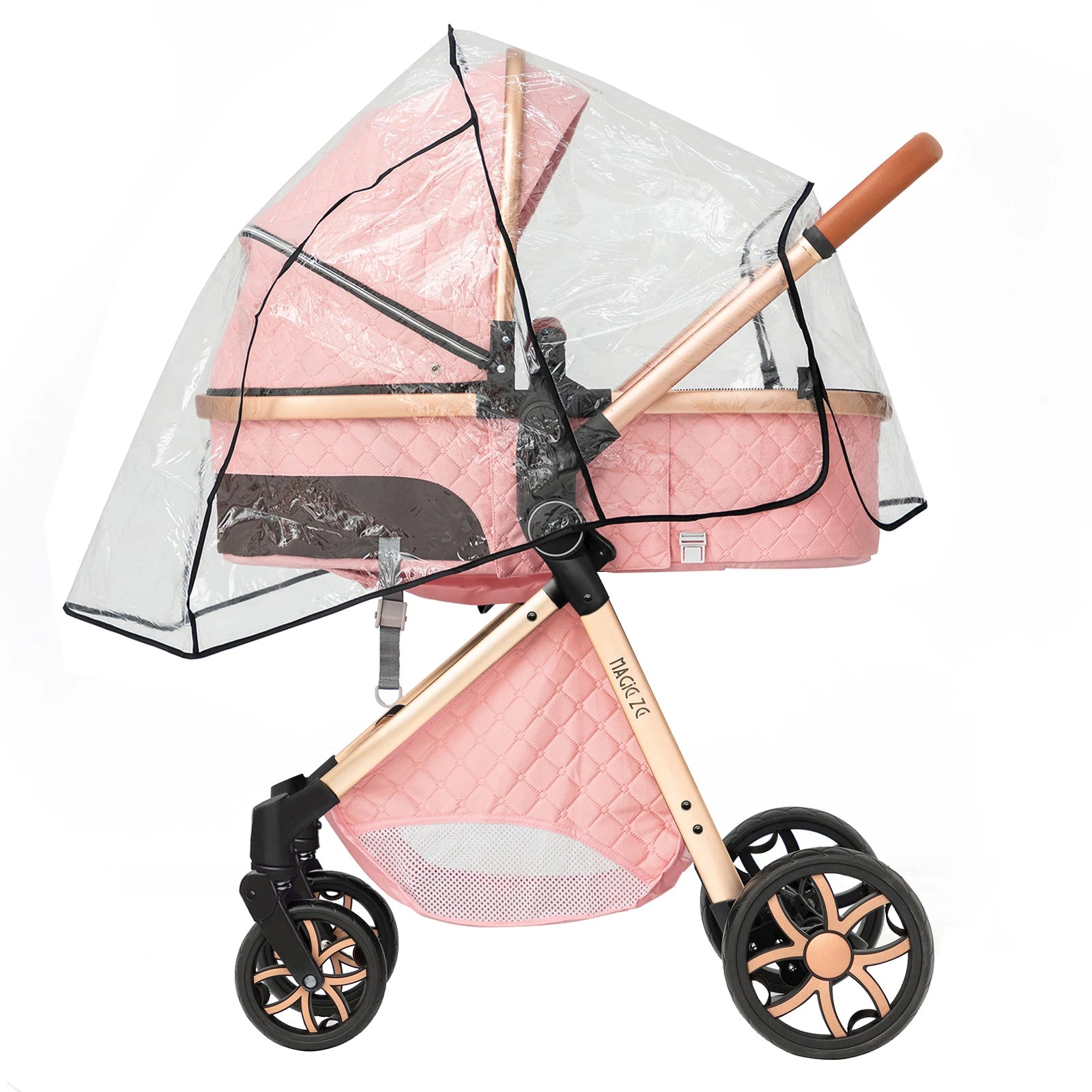 All-in-One Baby Travel System: Stroller with Raincover for Newborns