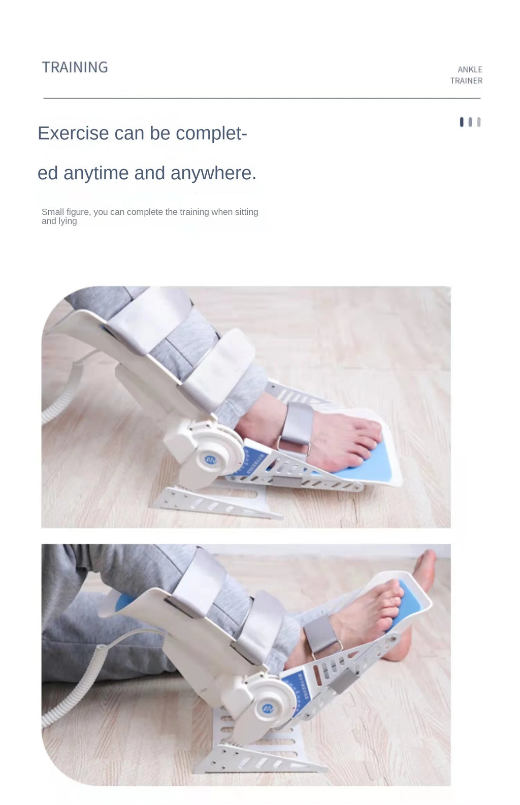 Postoperative Exercise Device: Effective Training for Foot Alignment and Strength