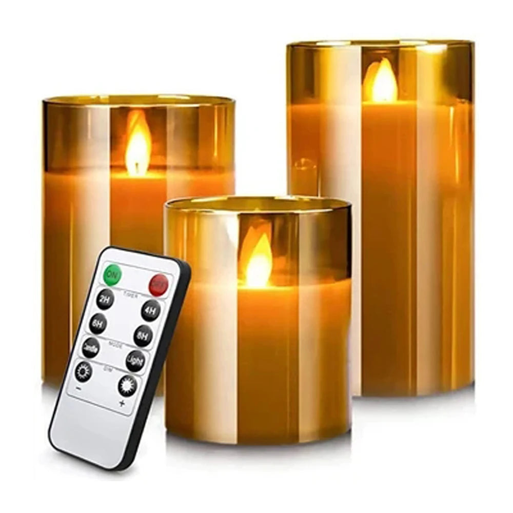 Remote-Controlled LED Candles: Effortless Ambiance for Celebrations