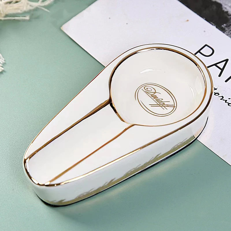 Portable Ceramic Cigar Ashtray: Enjoy Your Smoke Anywhere