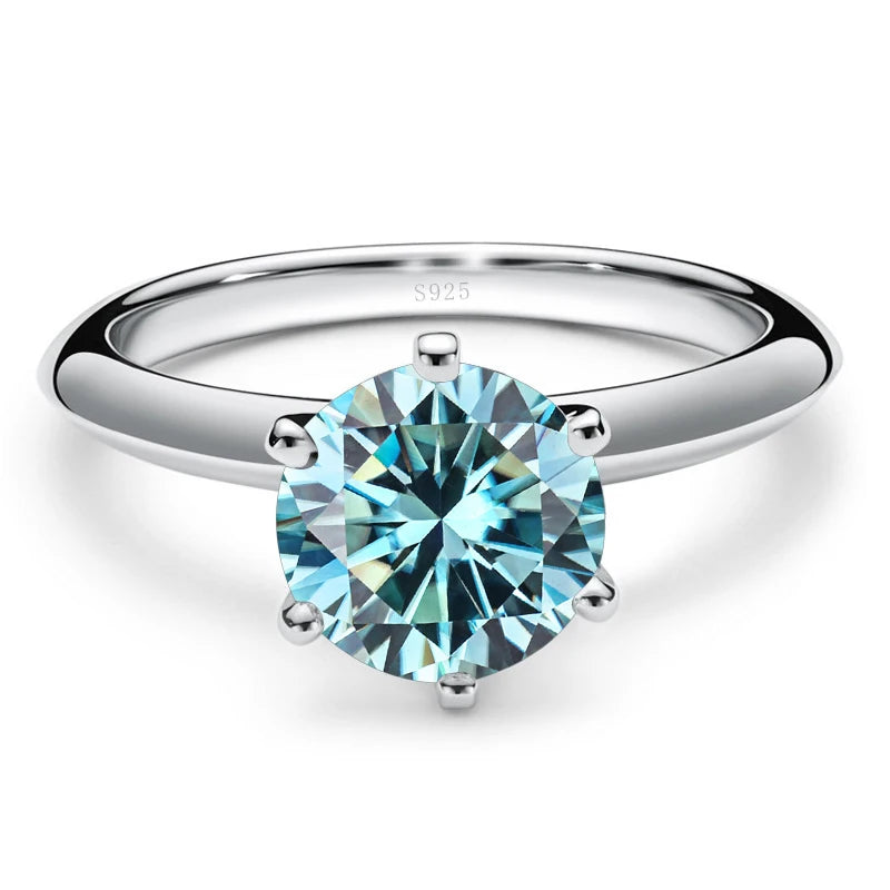 Enduring Love: Moissanite Solitaire Engagement Ring
