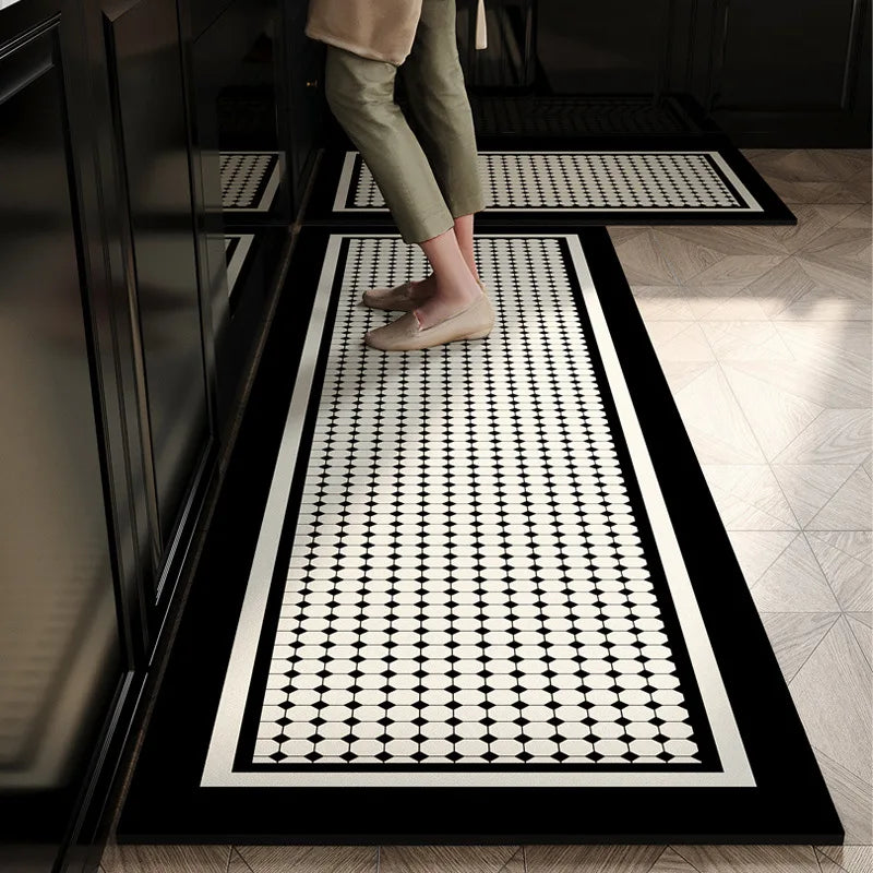 Water-Absorbing Kitchen Rug: Anti-Slip, Waterproof, and Dirt-Resistant