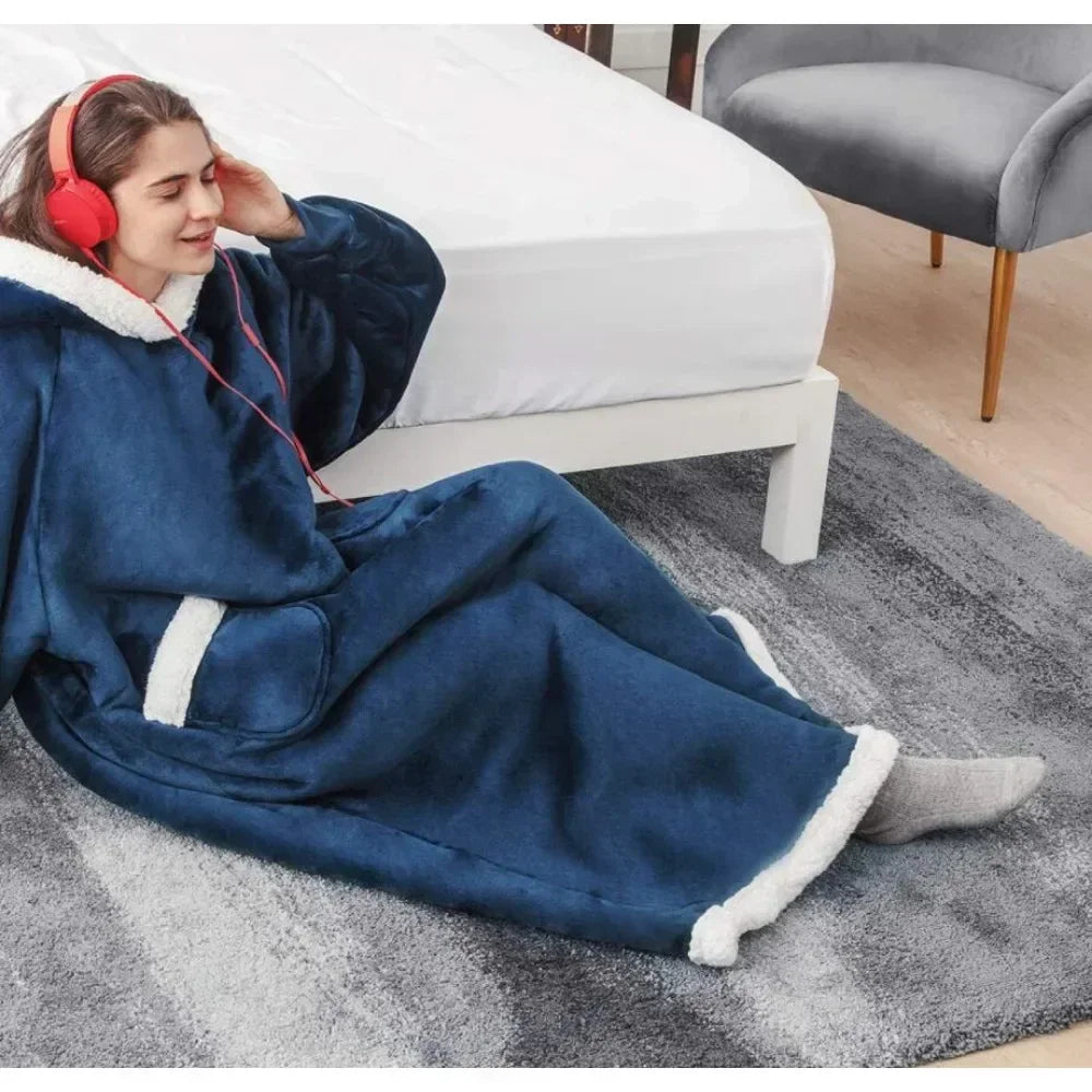 Extra Length Hooded Blanket: Experience Comfort Like Never Before