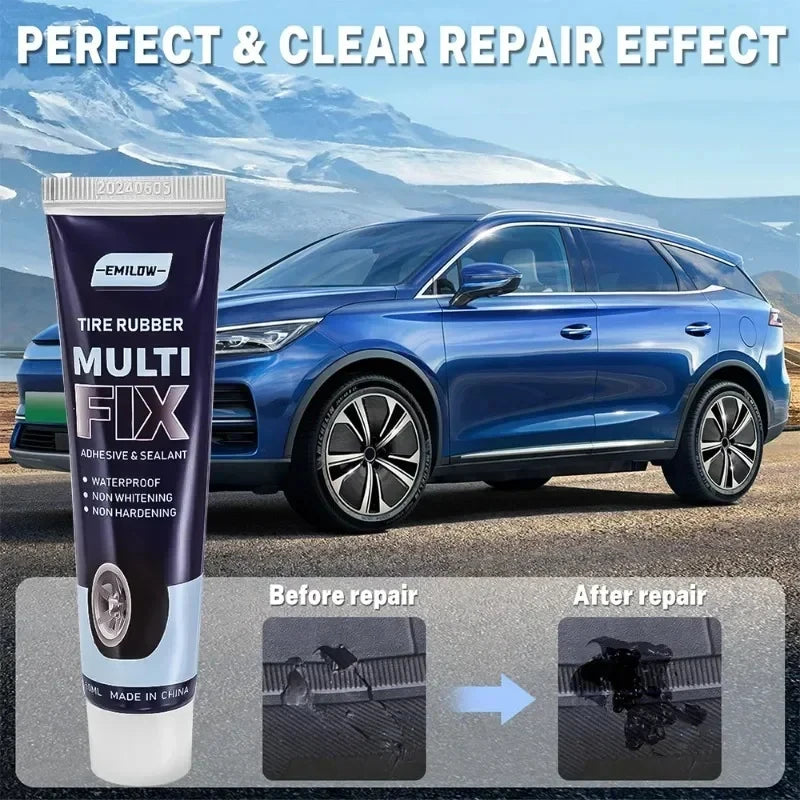 Quick Fix: Effective Tire Repair Glue for Cars, Motorbikes, and Bicycles