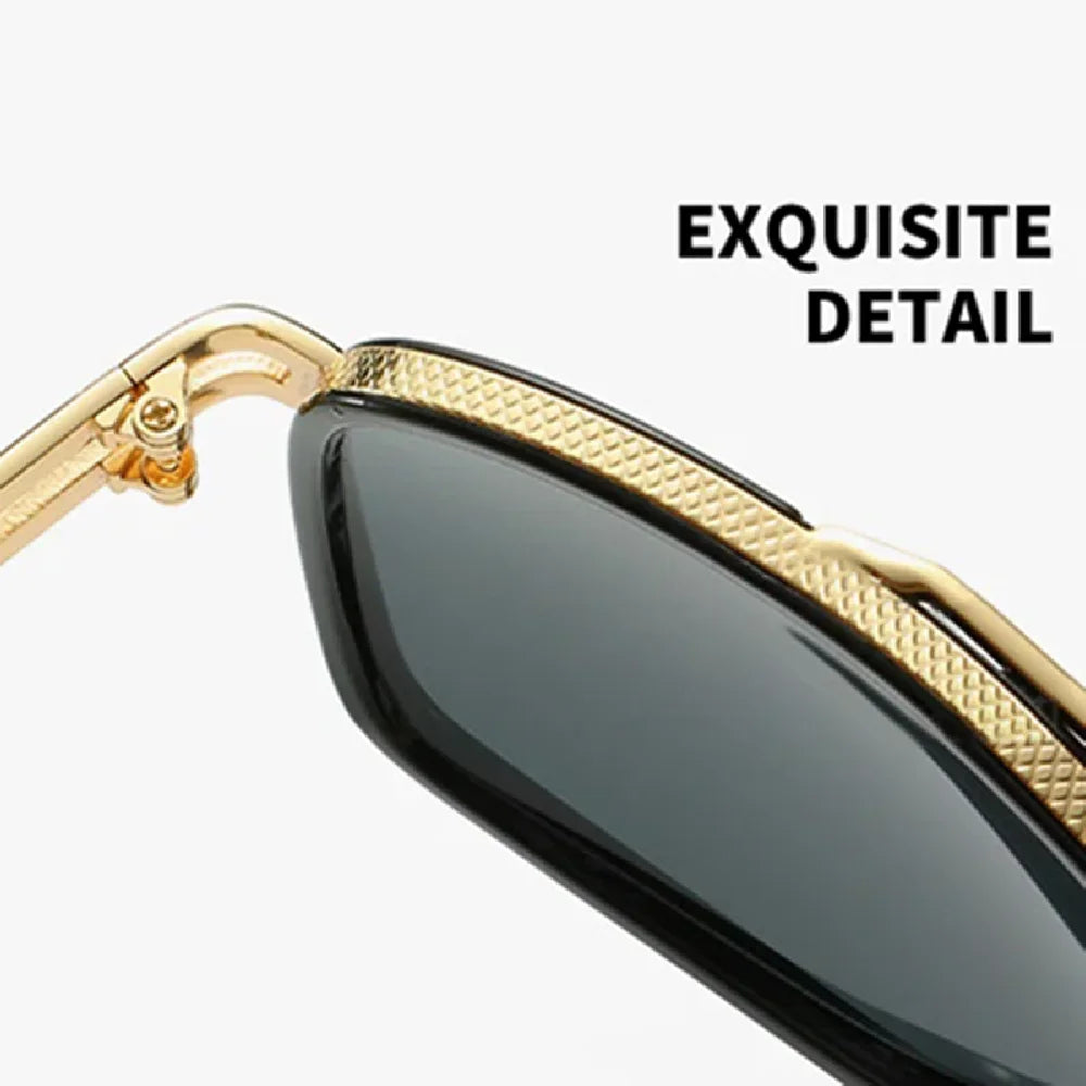 Brand Designer Oversized Sunglasses for Men: Retro Style and UV Protection