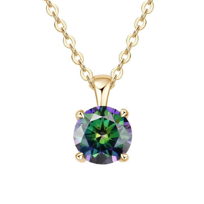 Celestial Charm: Dazzling Moissanite Necklace for Every Occasion