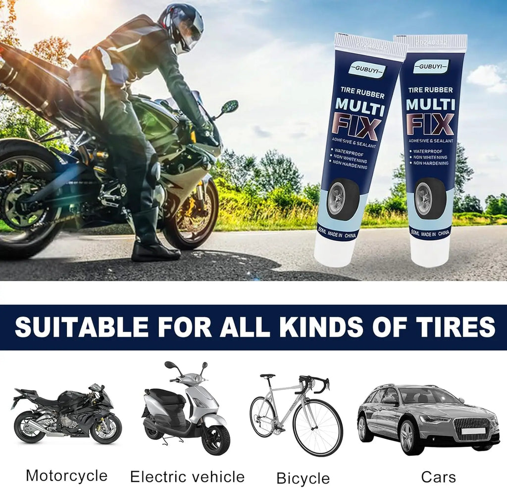 Quick Fix: Effective Tire Repair Glue for Cars, Motorbikes, and Bicycles
