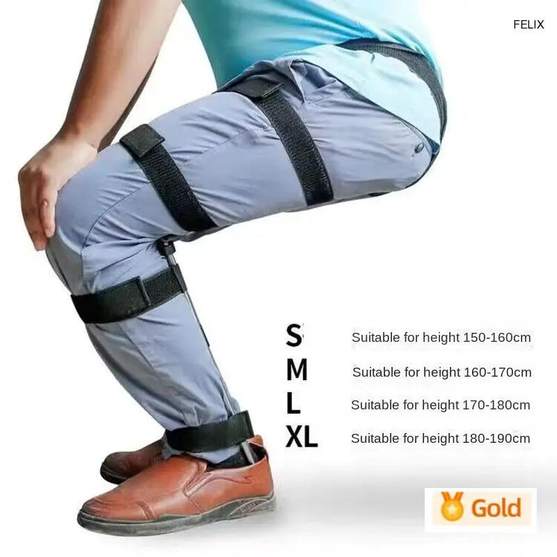 Portable Invisible Seat Exoskeleton: Comfort and Convenience for Outdoor Enthusiasts