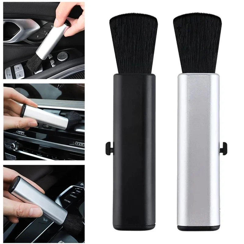 Retractable Interior Cleaning Brush: Perfect for Car and Computer Detailing