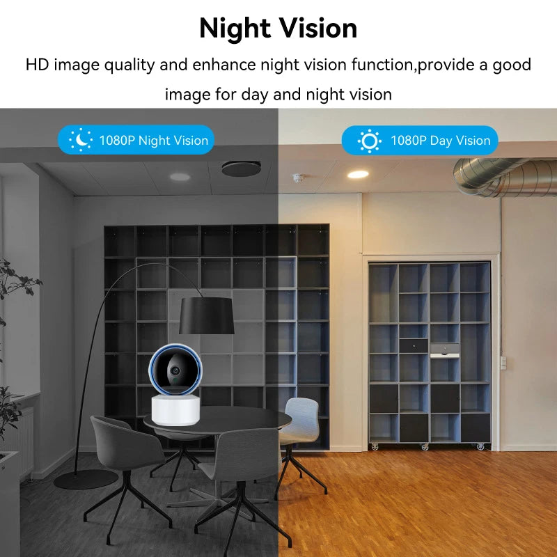 360° Smart Baby Monitor: 1080P WiFi Camera for Total Peace of Mind