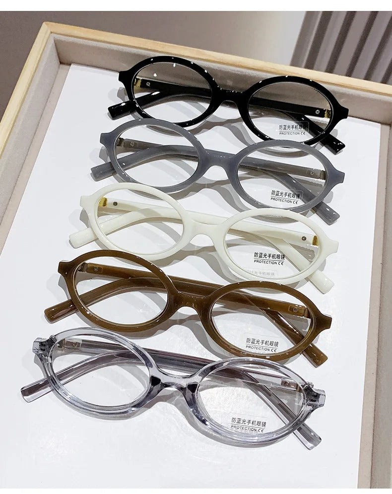 Oval Frames for Myopia: Color-Changing Eyeglasses that  reduce eye strain and fatigue