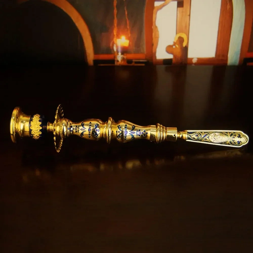 Traditional Orthodox Candle Holder: Enhance Your Worship Experience