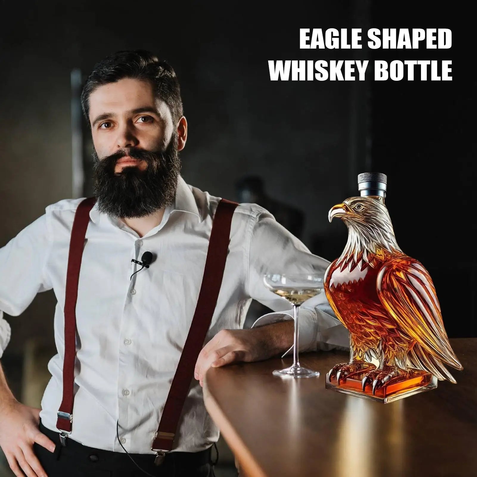 Eagle-Inspired Whiskey Container: Elevate Your Spirits with Style