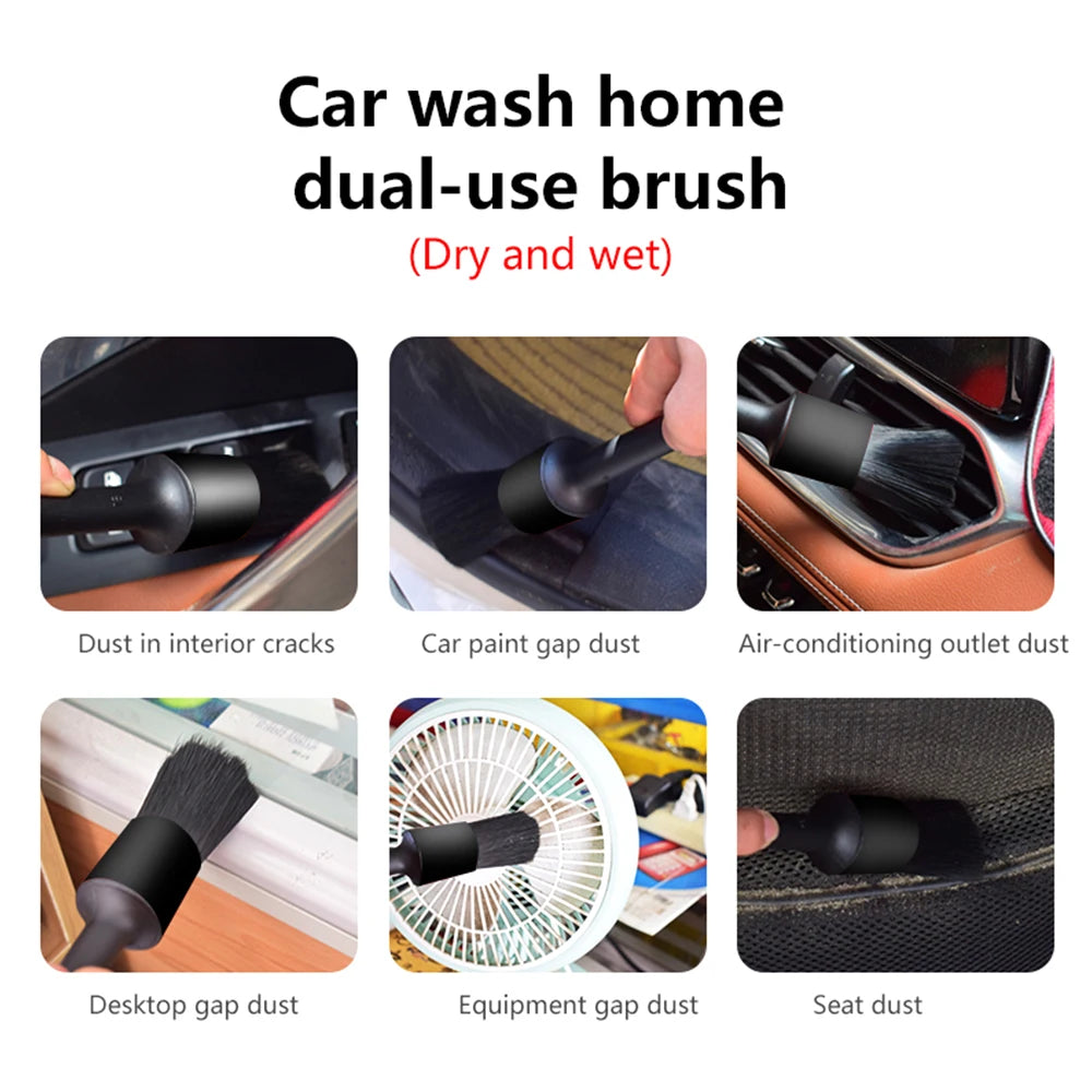 Ultimate Clean: 3/1 Pcs Car Wheel Detailing Brush Set