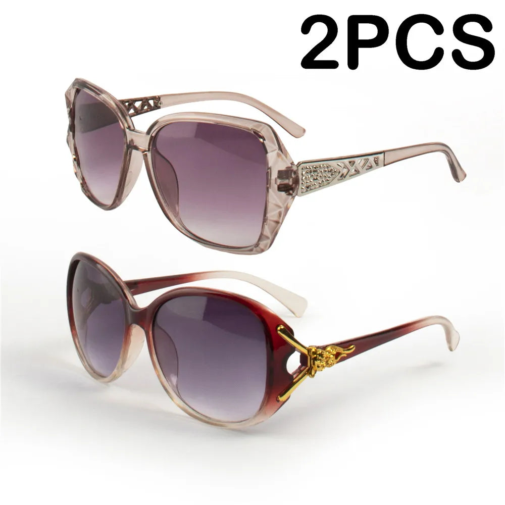 Chic Sun Protection: Fashionable Big Frame Sunglasses for Her